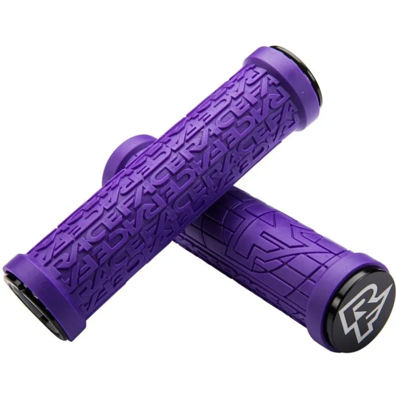 Reducere extra Manșoane pentru bicicletă RACE FACE Grippler 30mm Lock on Purple